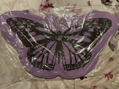 Official Olivia Rodrigo GUTS World Tour Purple Butterfly Tote Bag Authentic NWT