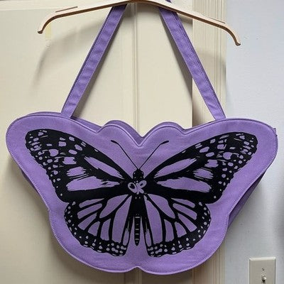 Official Olivia Rodrigo GUTS World Tour Purple Butterfly Tote Bag Authentic NWT
