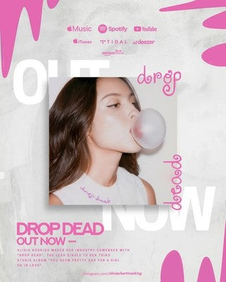 Olivia Rodrigo Drop Dead CD Single - IN HAND Ready to Ship - You Seem Pretty Sad