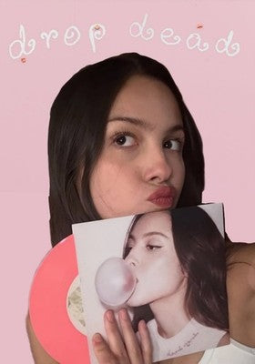 Olivia Rodrigo Drop Dead SOLD OUT Limited Edition Pink 7” Vinyl  IN HAND FAST SH