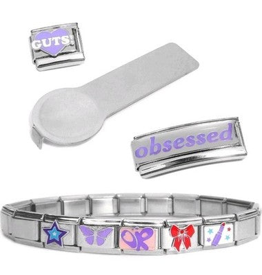 SOLD OUT! Olivia Rodrigo Italian Charm Bracelet OBSESSED & GUTS CHARM TOUR Merch