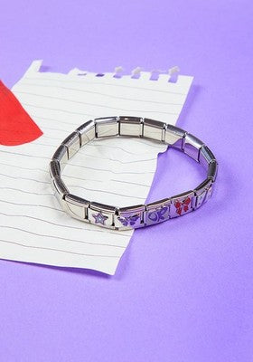 SOLD OUT! Olivia Rodrigo Italian Charm Bracelet OBSESSED & GUTS CHARM TOUR Merch