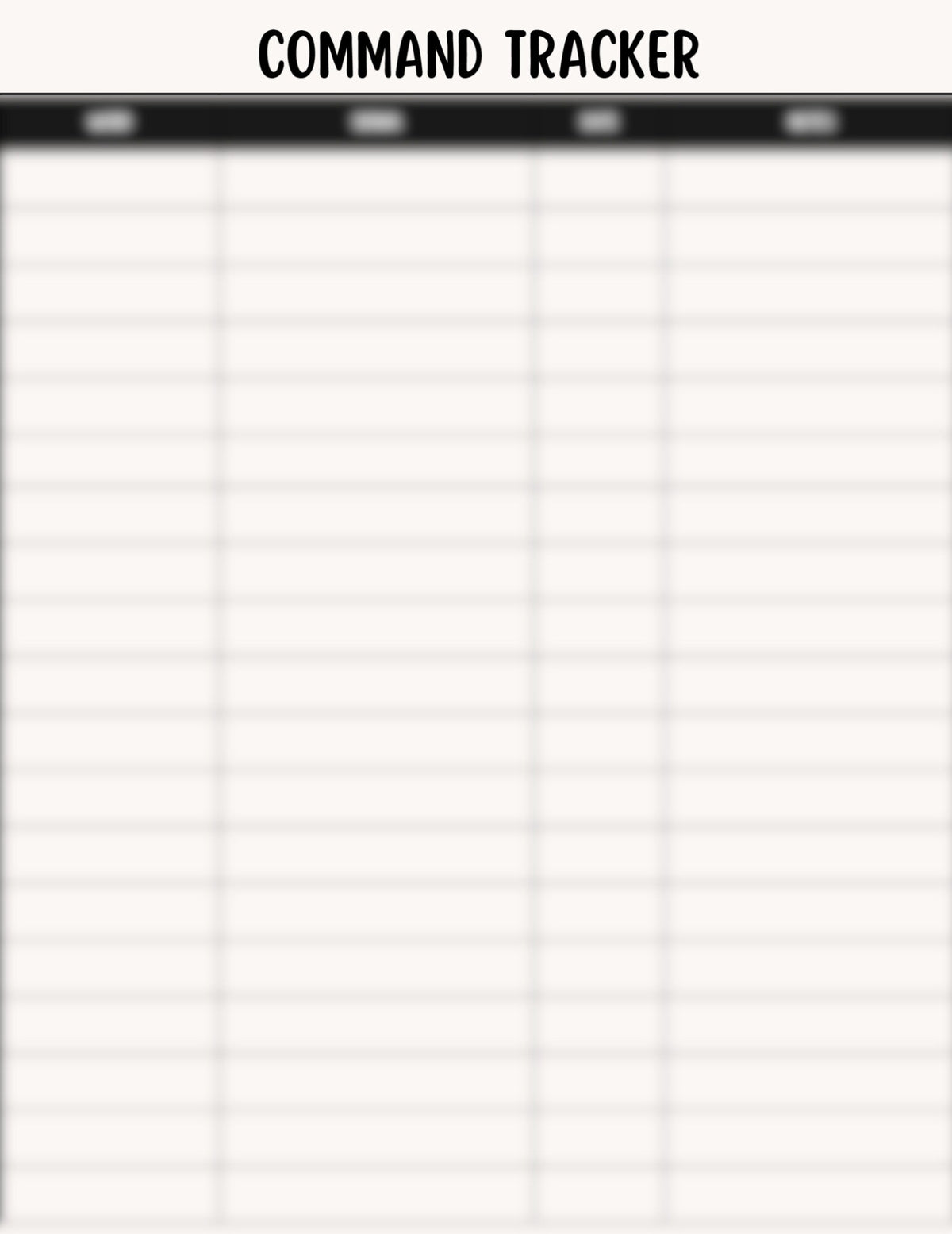 23 Page Dog Training Planner and Log! For Service, Obedience, and All Types of Training
