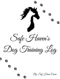 23 Page Dog Training Planner and Log! For Service, Obedience, and All Types of Training