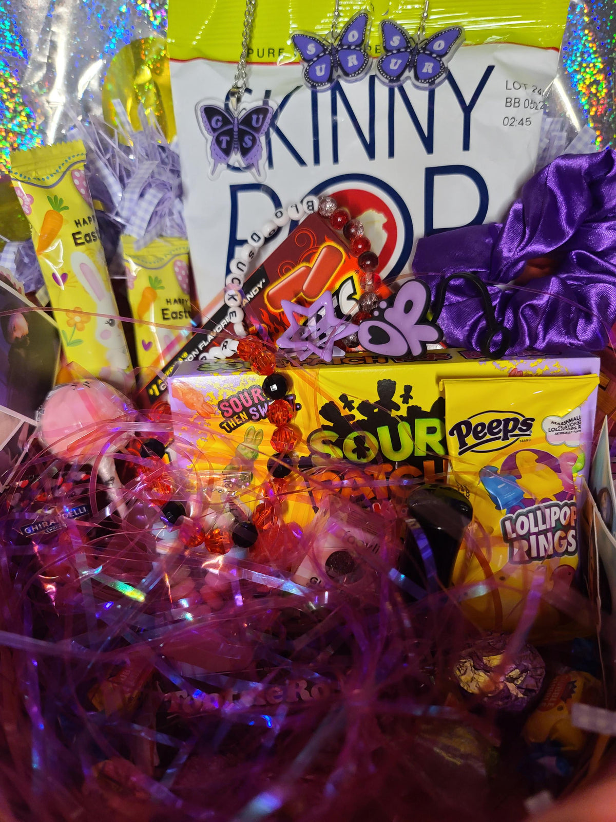 Olivia Rodrigo Easter Basket Filler - Skinny Pop, Candy & Fab Accessories!