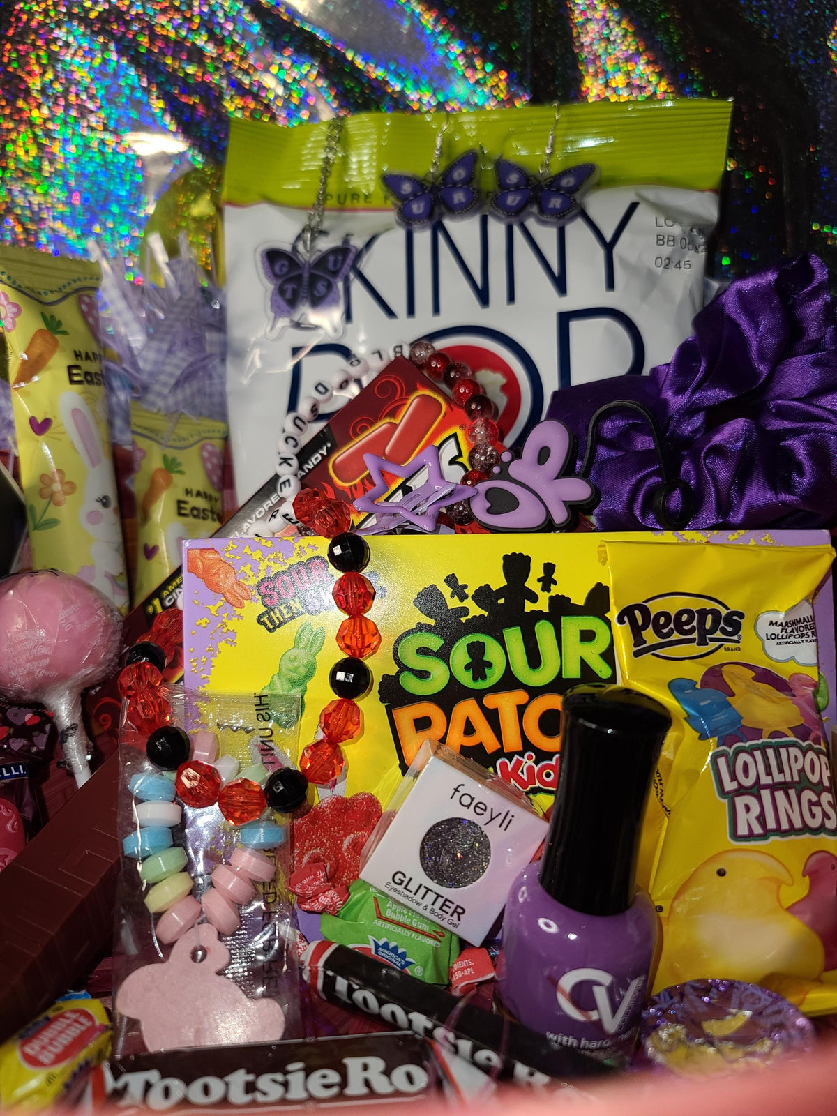Olivia Rodrigo Easter Basket Filler - Skinny Pop, Candy & Fab Accessories!