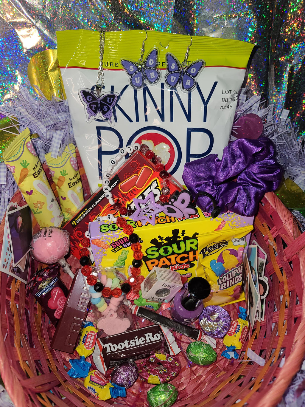 Olivia Rodrigo Easter Basket Filler - Skinny Pop, Candy & Fab Accessories!
