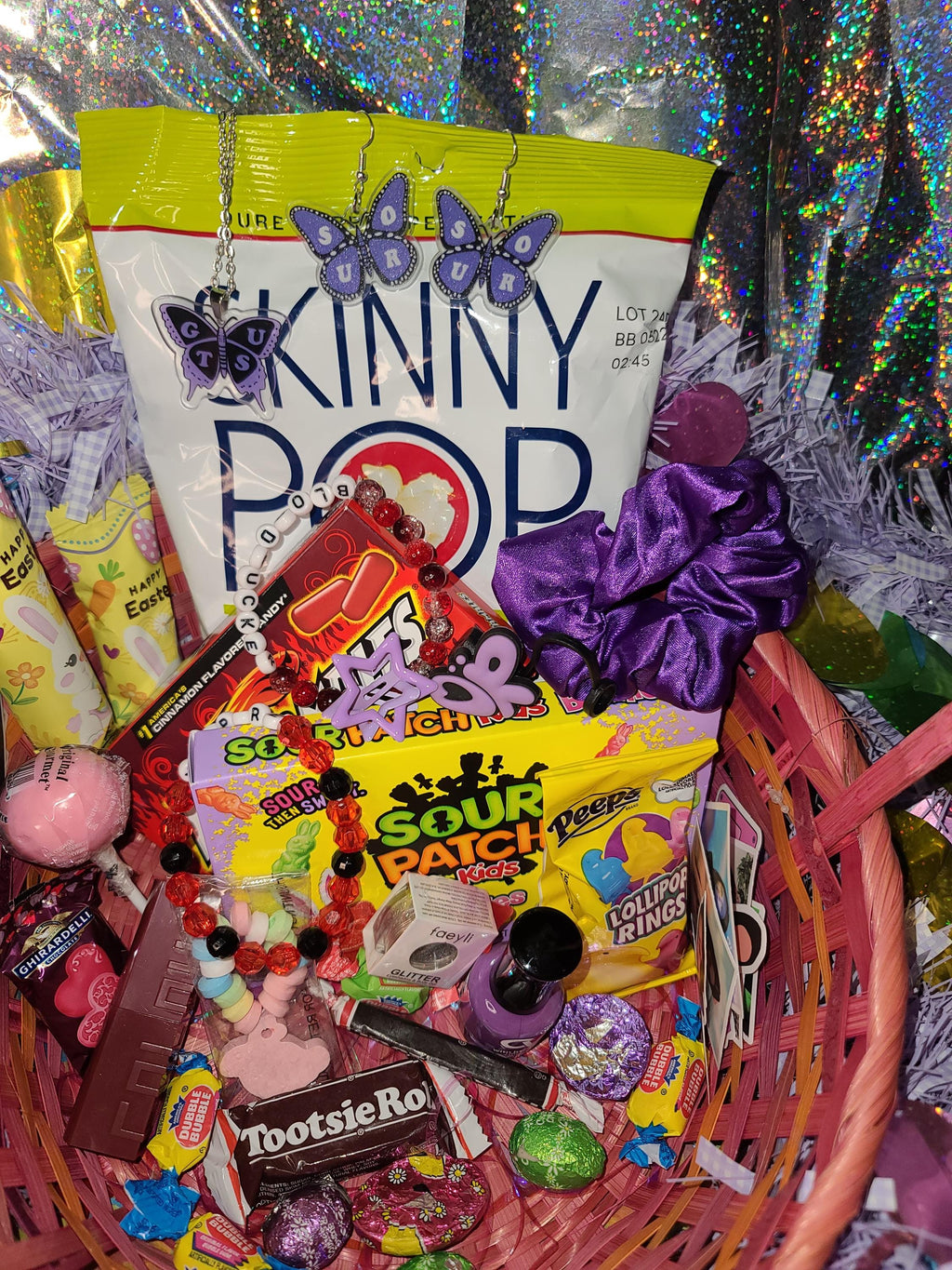 Olivia Rodrigo Easter Basket Filler - Skinny Pop, Candy & Fab Accessories!