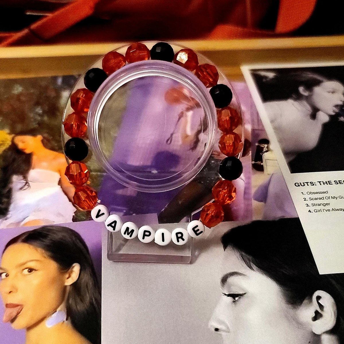 Olivia Rodrigo Kandi Bracelets - "GUTS" & "SOUR" Eras Tour Inspired - Pick Your Style