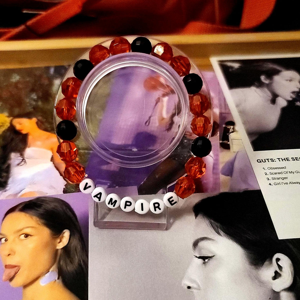 Olivia Rodrigo Kandi Bracelets - "GUTS" & "SOUR" Eras Tour Inspired - Pick Your Style