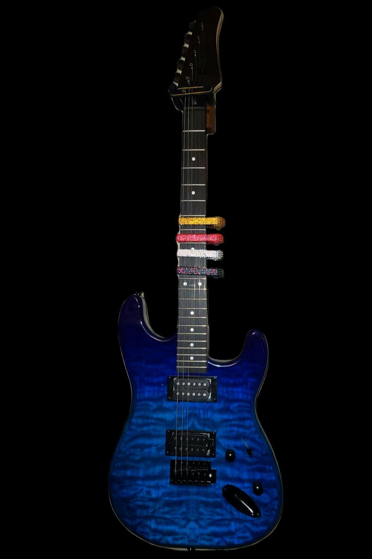 Dazzling Rhinestone Guitar Capo - Choose Your Color! (Sparkly, Custom, Musician Gift)