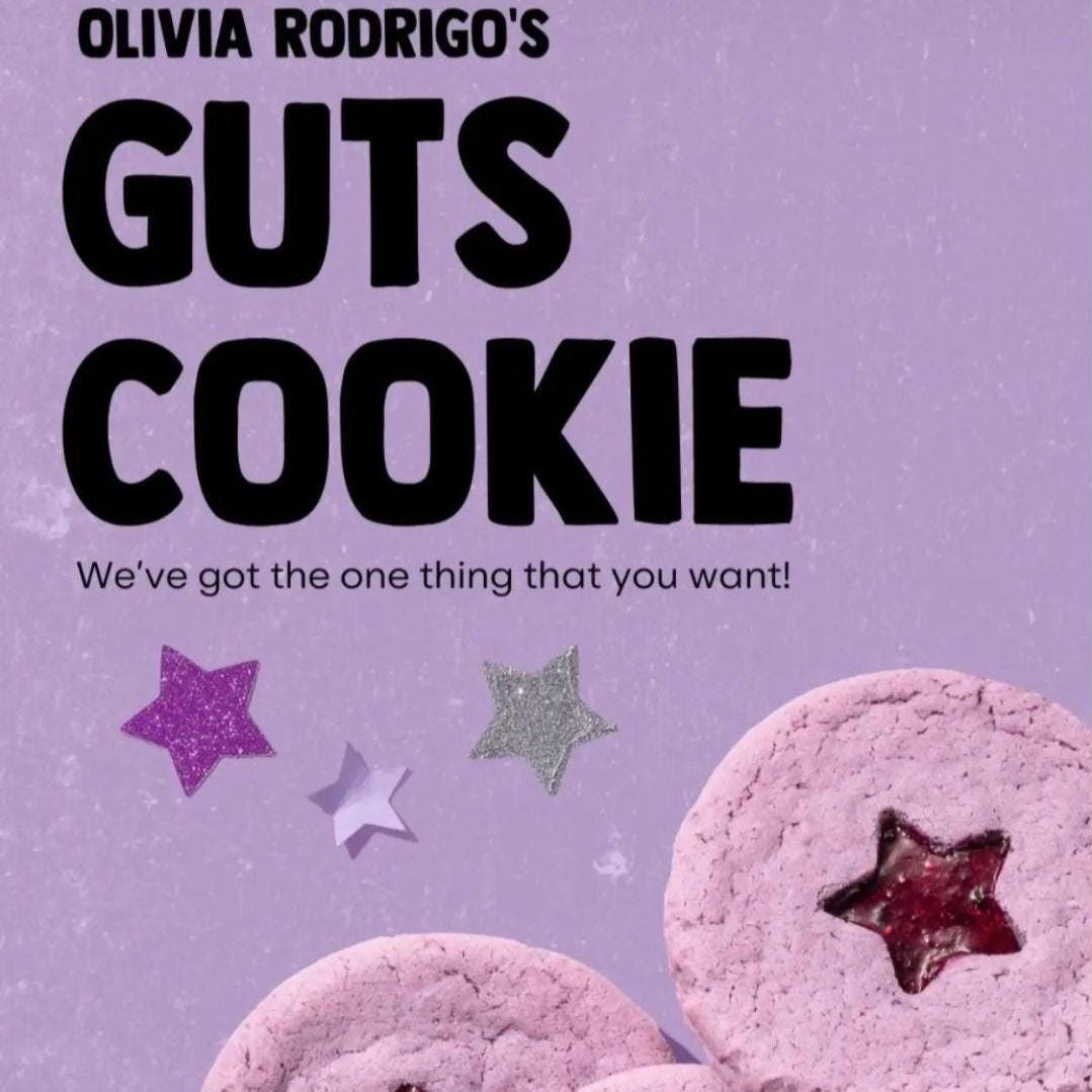 Olivia Rodrigo's (Forever) GUTS Crumbl Cookie Resin Replica
