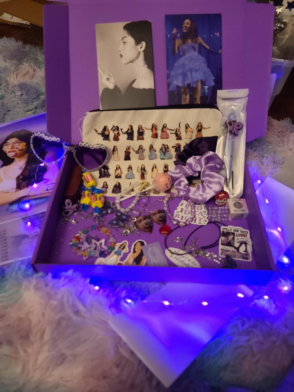 Livie Mystery Box! 30+ Items: Handmade Jewelry, Posters, Stickers and More Exclusive and Collectible Olivia Rodrigo Merch!