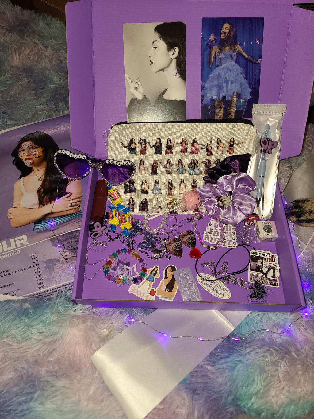 Livie Mystery Box! 30+ Items: Handmade Jewelry, Posters, Stickers and More Exclusive and Collectible Olivia Rodrigo Merch!