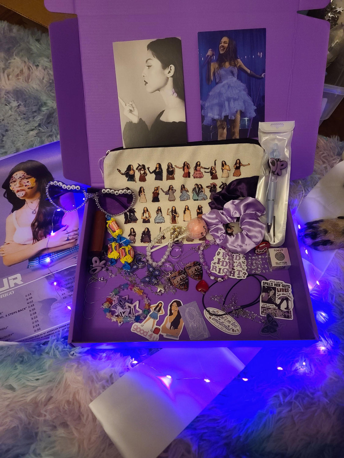Livie Mystery Box! 30+ Items: Handmade Jewelry, Posters, Stickers and More Exclusive and Collectible Olivia Rodrigo Merch!