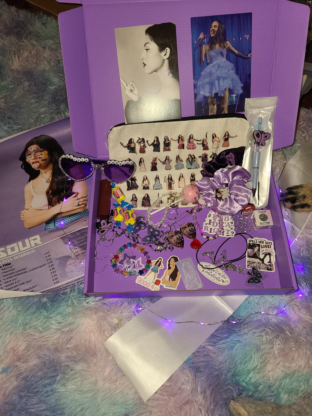 Livie Mystery Box! 30+ Items: Handmade Jewelry, Posters, Stickers and More Exclusive and Collectible Olivia Rodrigo Merch!