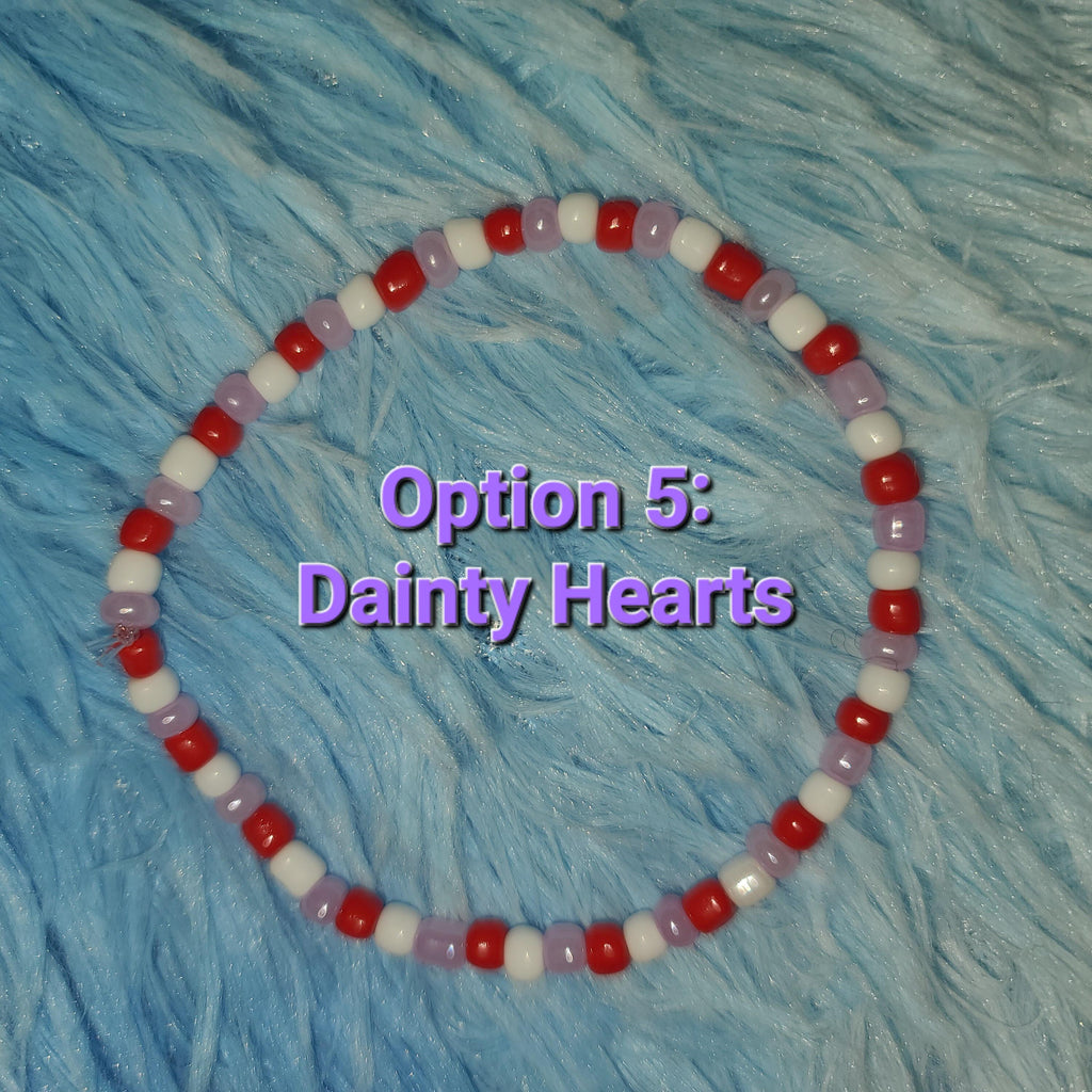 Valentine’s Sparkle Bracelet Collection | Custom Handmade Beaded Jewelry