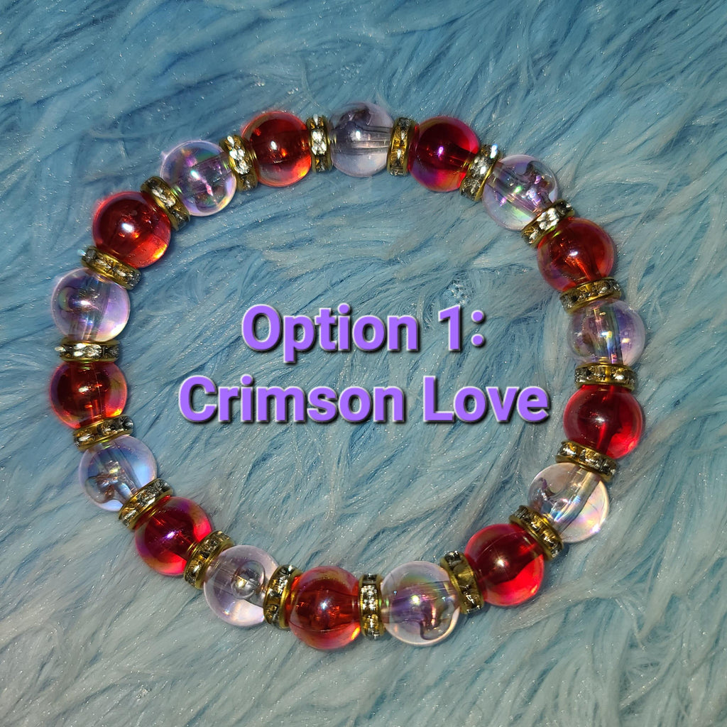 Valentine’s Sparkle Bracelet Collection | Custom Handmade Beaded Jewelry