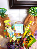 Handcrafted Carrot Shaped Easter Bags - Unique 1 of a Kind Gifts Inside!