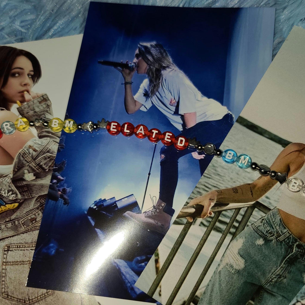 BEA MILLER DIY Jewelry Kit Aurora Elated Merch Acrylic Bubble Beads Clay Heishi European Charm Bracelet Kit Custom Music Fan Gift Star Haven