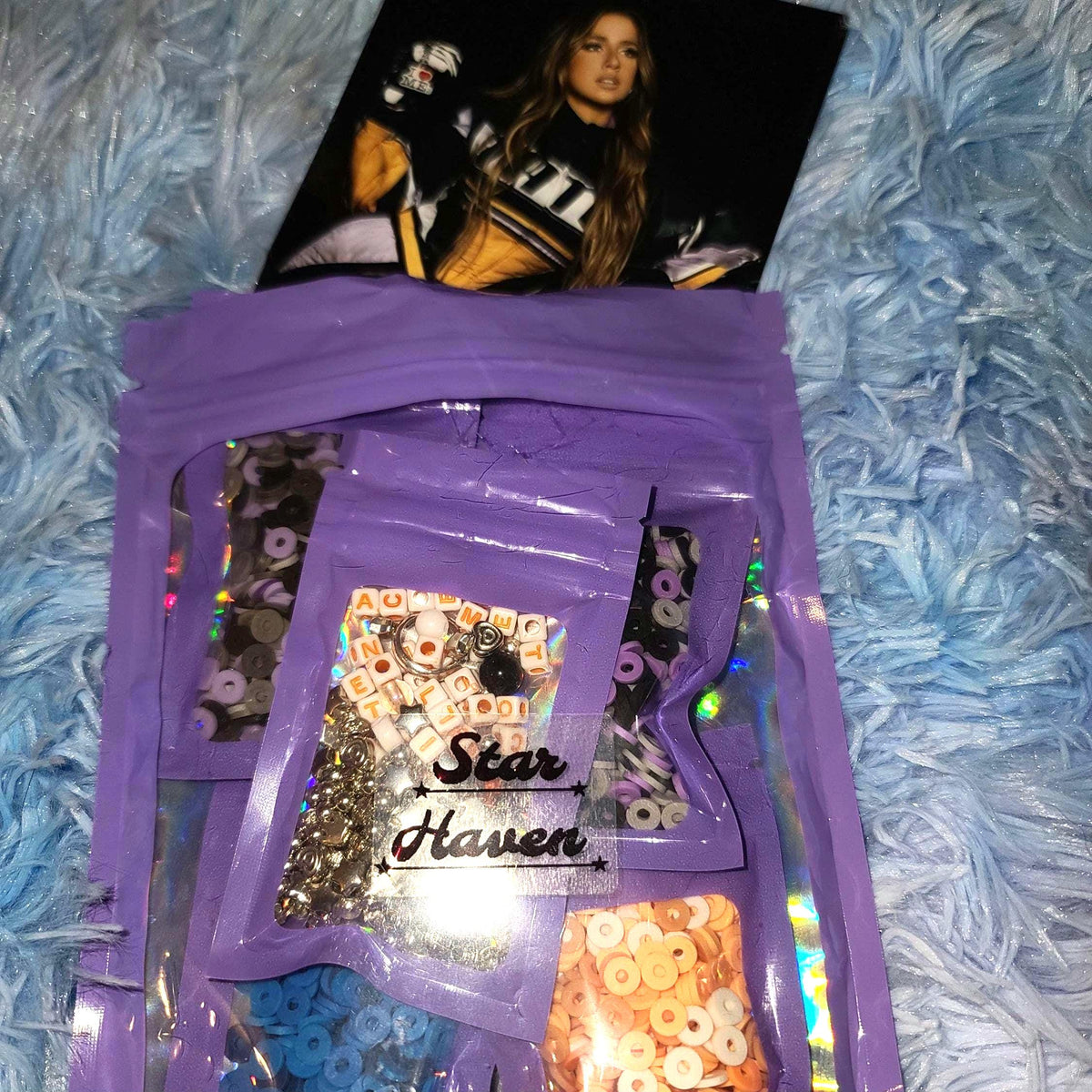 Tate McRae DIY Jewelry Kit So Close To What Think Later Merch Run For The Hills Mountain Shoe Charm Acrylic Bubble Heishi European Bracelet