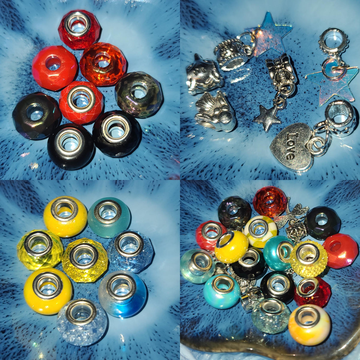 BEA MILLER DIY Jewelry Kit Aurora Elated Merch Acrylic Bubble Beads Clay Heishi European Charm Bracelet Kit Custom Music Fan Gift Star Haven