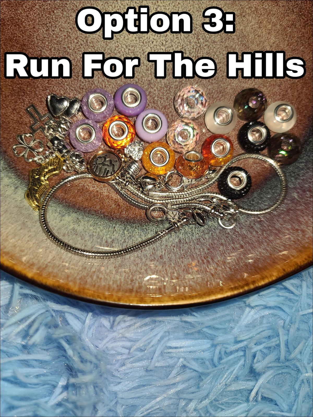 Tate McRae DIY Jewelry Kit So Close To What Think Later Merch Run For The Hills Mountain Shoe Charm Acrylic Bubble Heishi European Bracelet