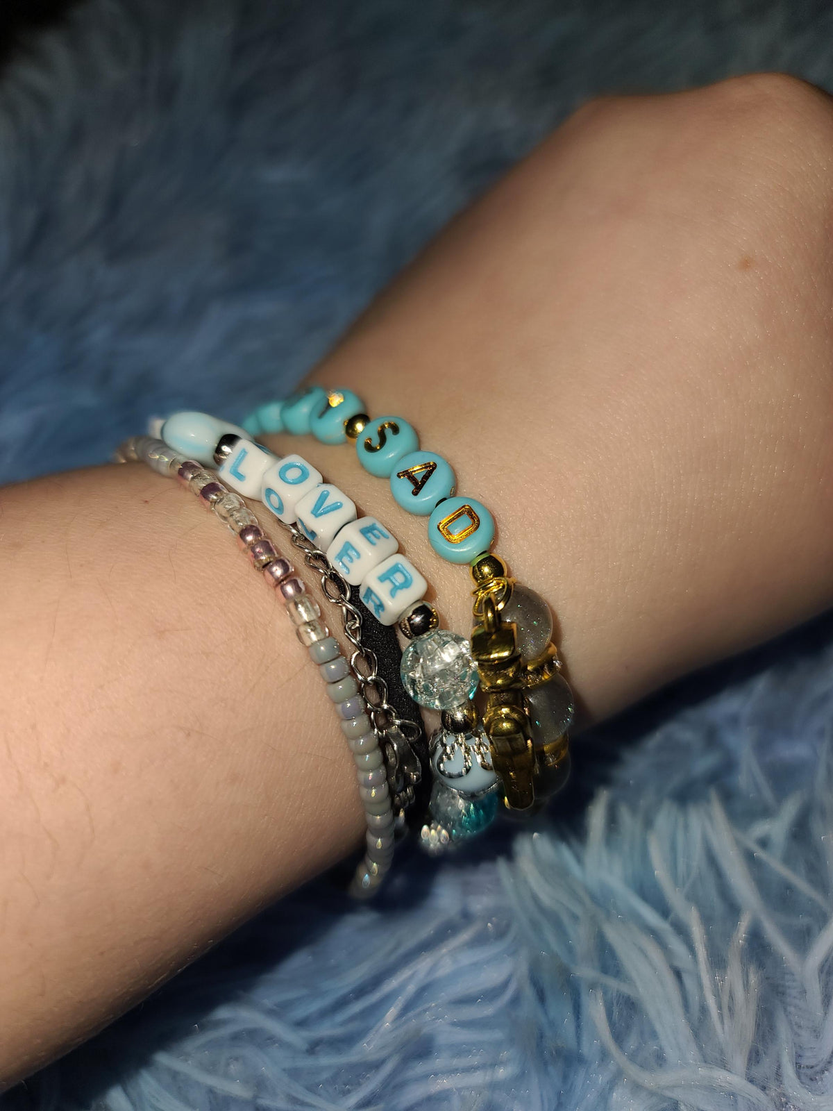 Olivia Rodrigo Beaded Bracelets - Sticky Sweet & Drop Dead Collection - You Seem Pretty Sad for a Girl So in Love Lyric Jewelry - Fan Merch