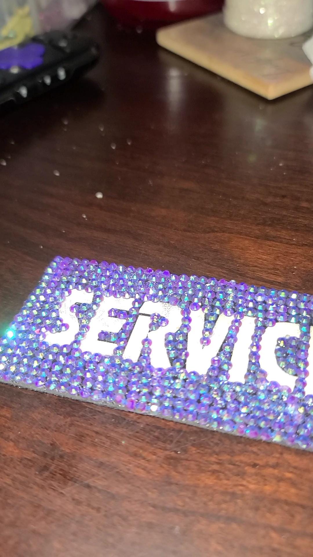 Sparkle & Shine | Custom Handmade Rhinestone Patches for Working Dogs