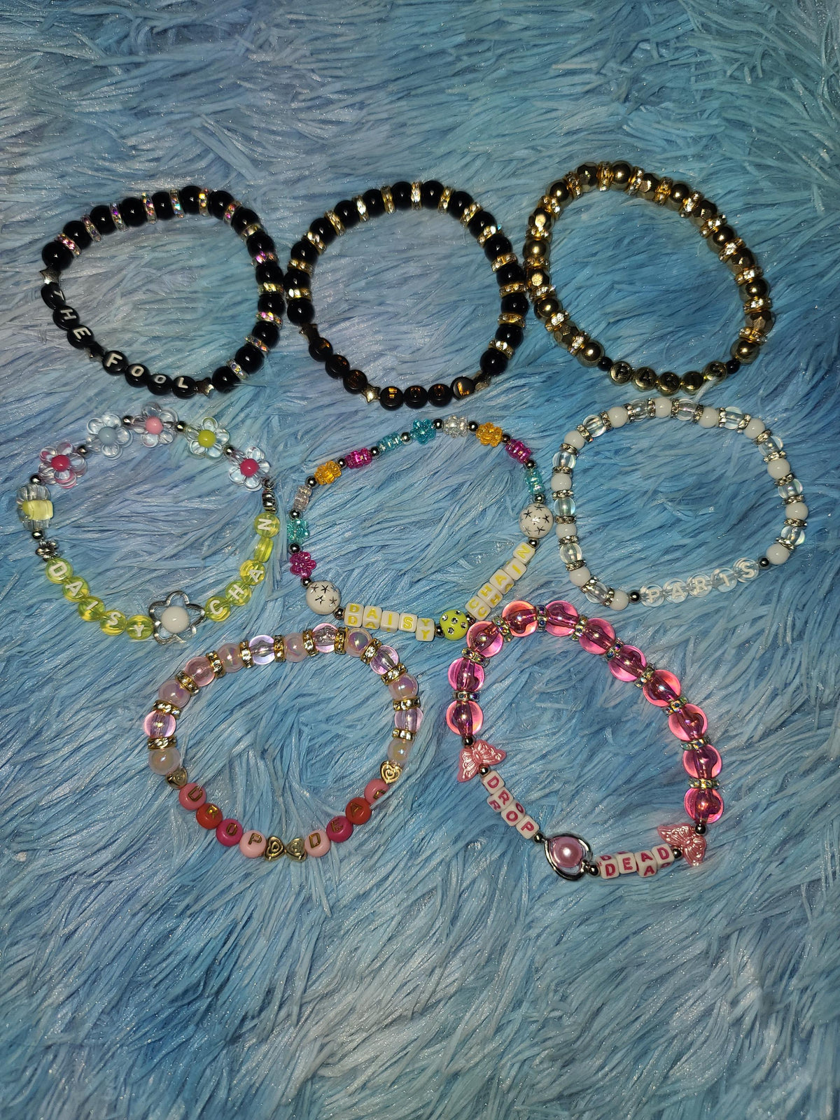 You Seem Pretty Sad For A Girl So In Love Bracelets | Olivia Rodrigo Drop Dead Single | The Fool | Daisy Chain | Paris | Handmade Fan Merch