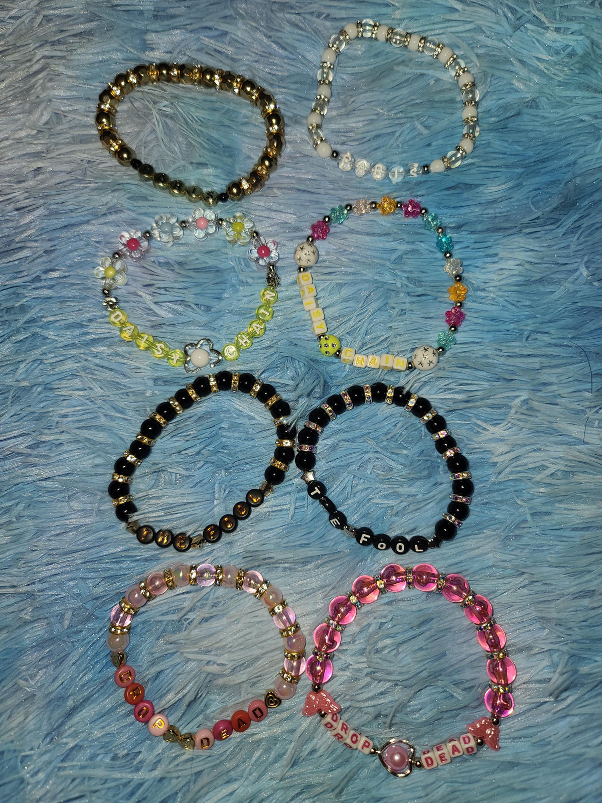 You Seem Pretty Sad For A Girl So In Love Bracelets | Olivia Rodrigo Drop Dead Single | The Fool | Daisy Chain | Paris | Handmade Fan Merch