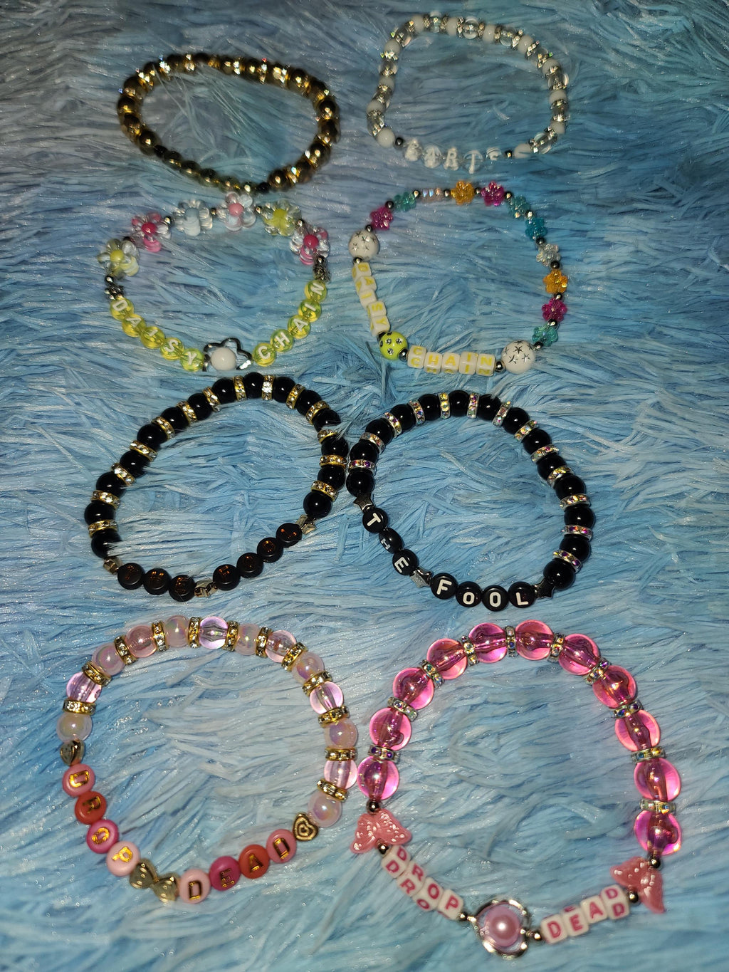 You Seem Pretty Sad For A Girl So In Love Bracelets | Olivia Rodrigo Drop Dead Single | The Fool | Daisy Chain | Paris | Handmade Fan Merch