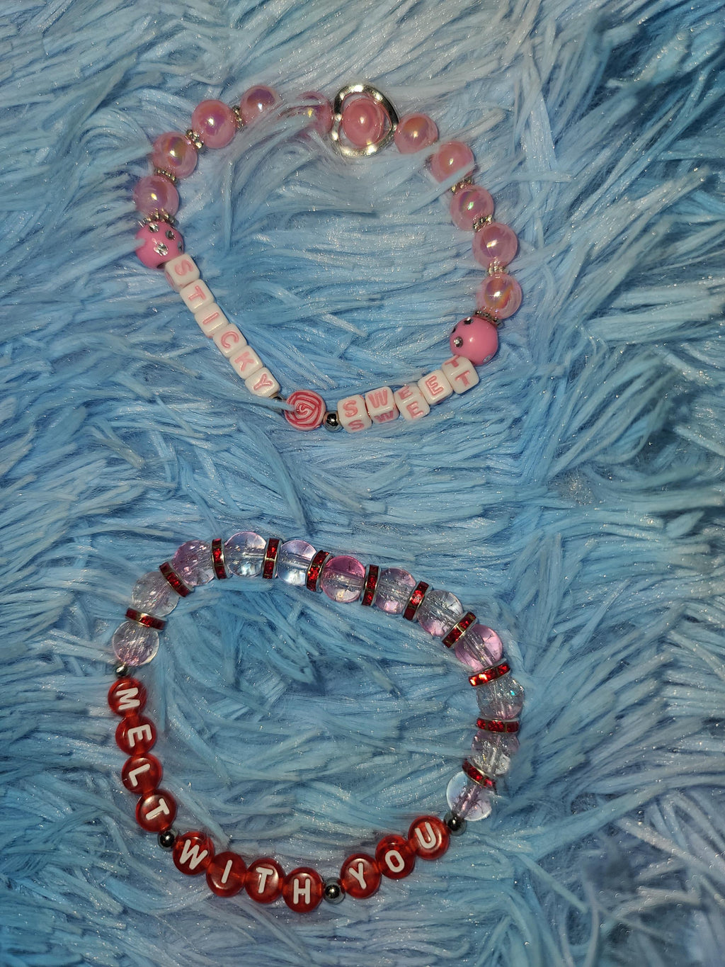 Olivia Rodrigo Beaded Bracelets - Sticky Sweet & Drop Dead Collection - You Seem Pretty Sad for a Girl So in Love Lyric Jewelry - Fan Merch