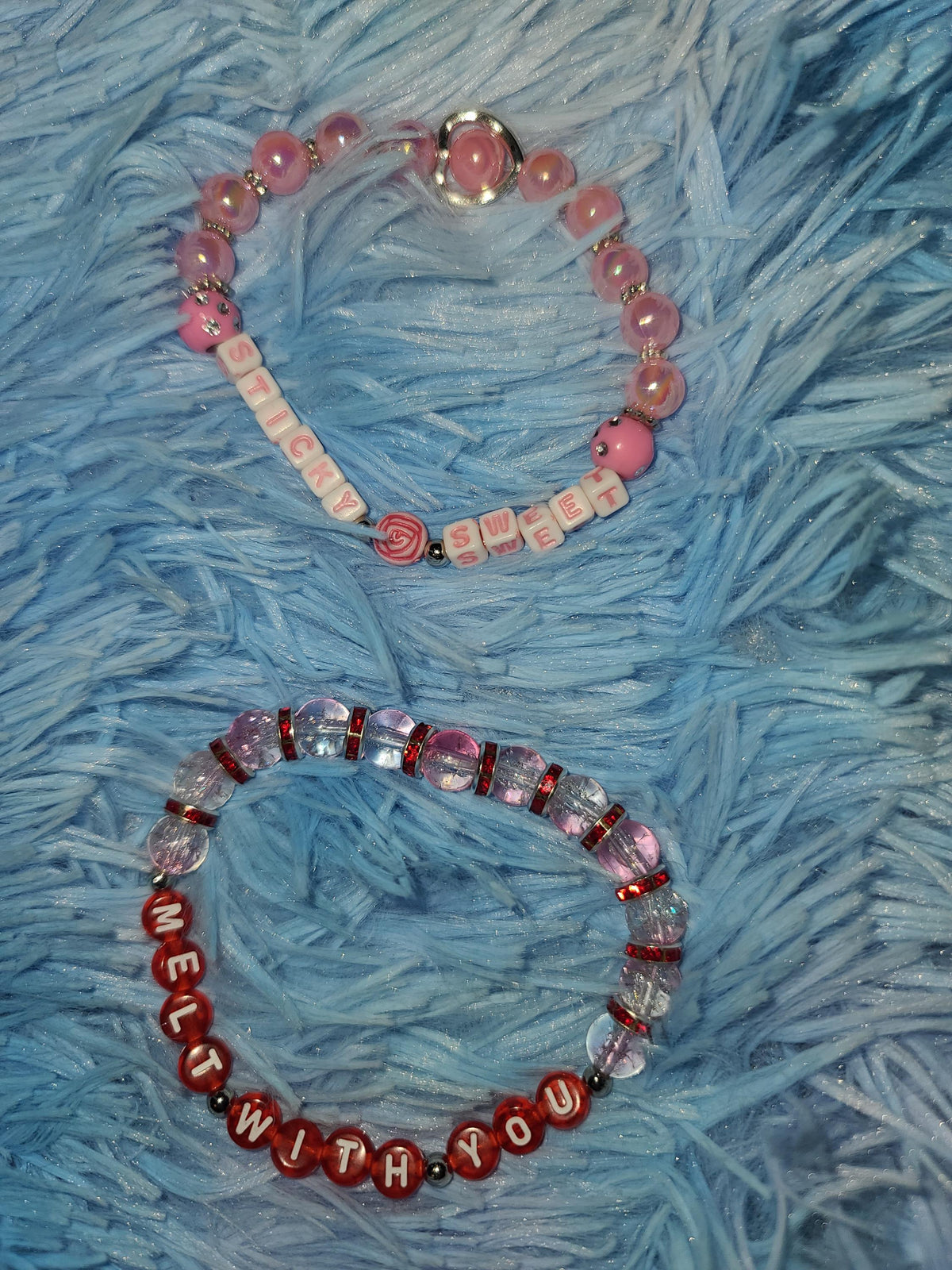 Olivia Rodrigo Beaded Bracelets - Sticky Sweet & Drop Dead Collection - You Seem Pretty Sad for a Girl So in Love Lyric Jewelry - Fan Merch