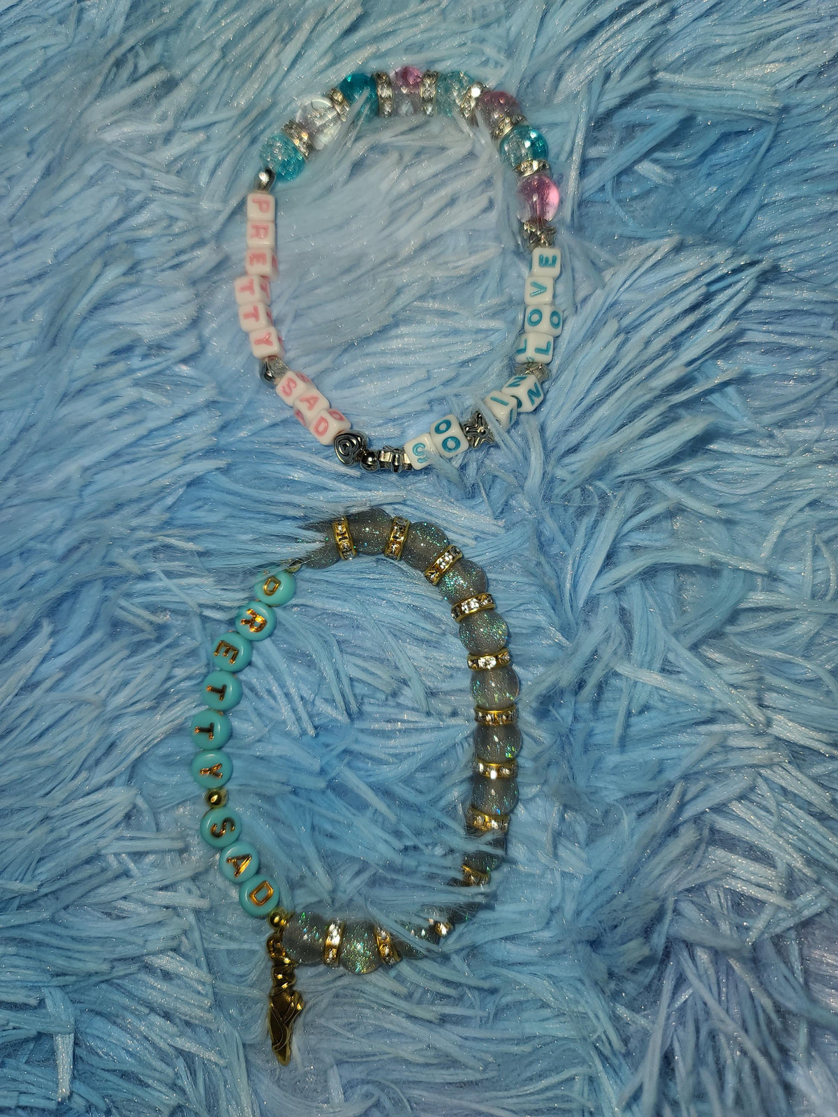 Olivia Rodrigo Beaded Bracelets - Sticky Sweet & Drop Dead Collection - You Seem Pretty Sad for a Girl So in Love Lyric Jewelry - Fan Merch