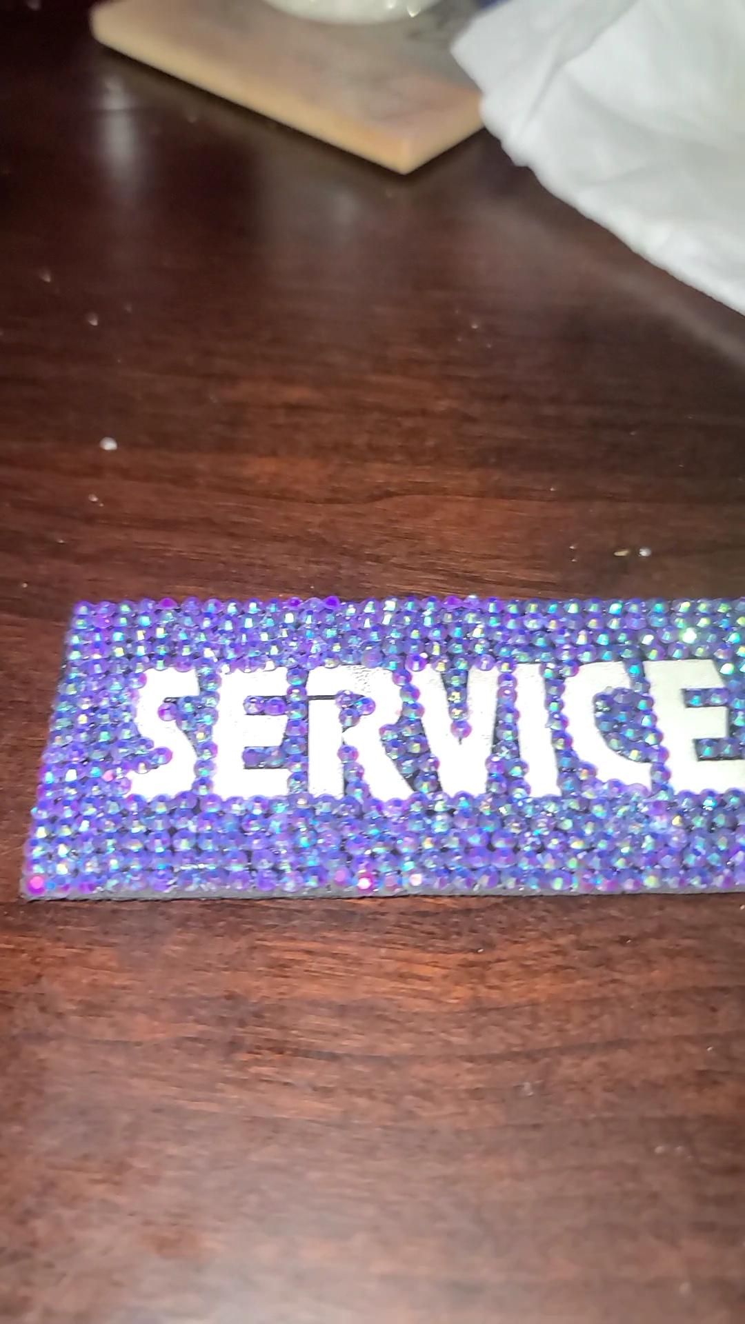 Sparkle & Shine | Custom Handmade Rhinestone Patches for Working Dogs
