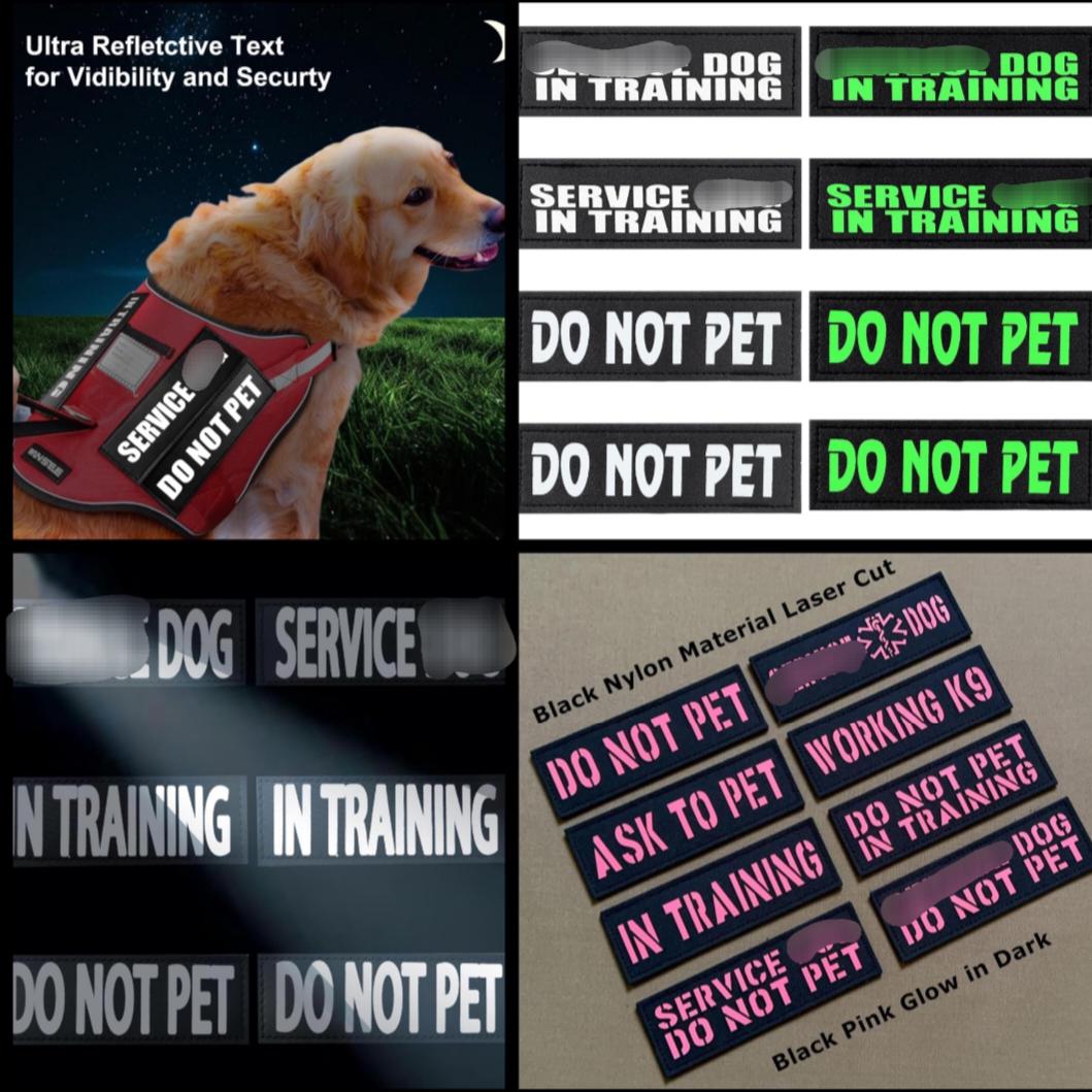 Sparkle & Shine | Custom Handmade Rhinestone Patches for Working Dogs