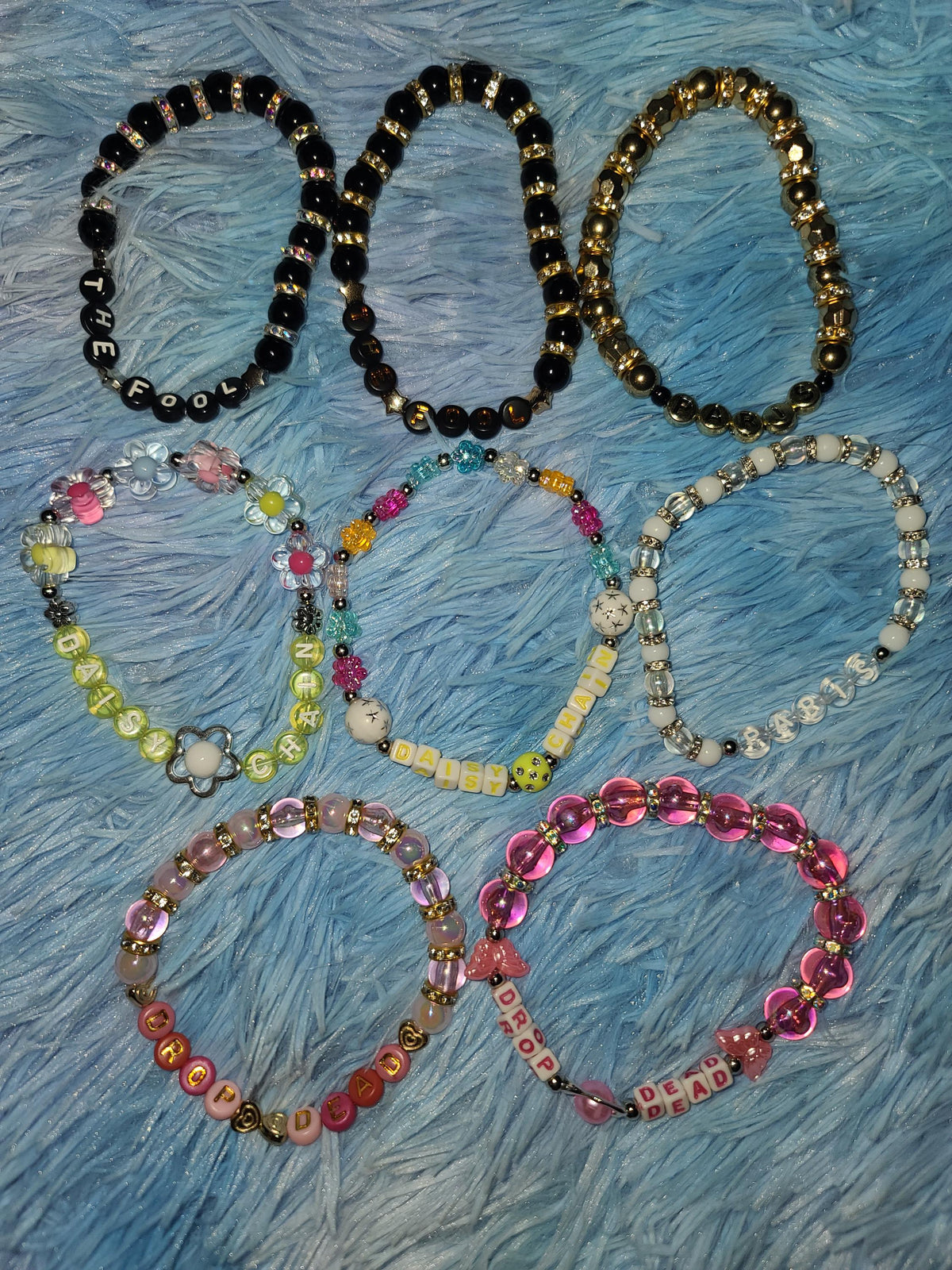 You Seem Pretty Sad For A Girl So In Love Bracelets | Olivia Rodrigo Drop Dead Single | The Fool | Daisy Chain | Paris | Handmade Fan Merch