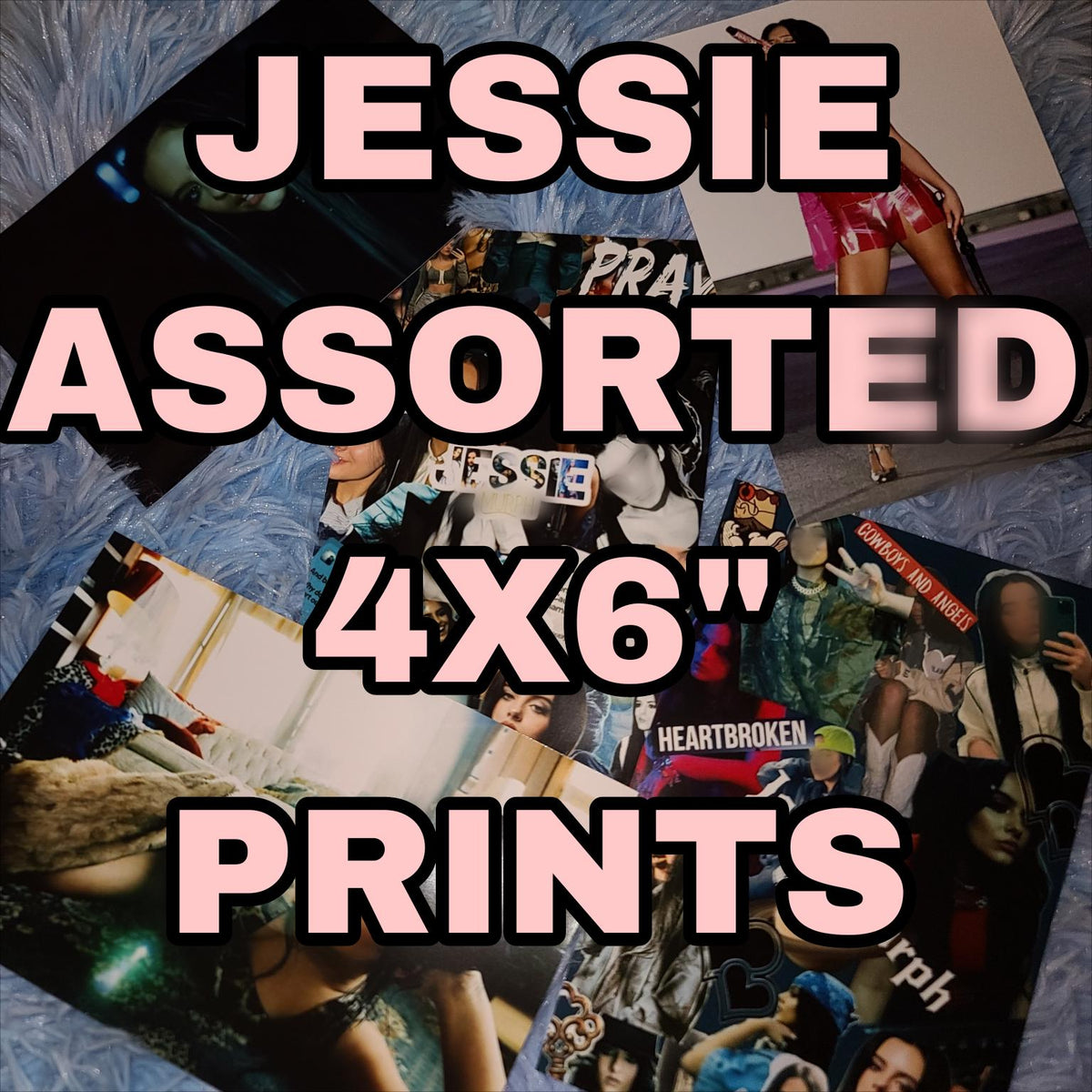Artist Photo Print Bundle Sets of 5 Prints Olivia Sabrina Tate Jessie Emei Bea High-Quality Art Prints Set for Music Enthusiasts 4x6 Posters