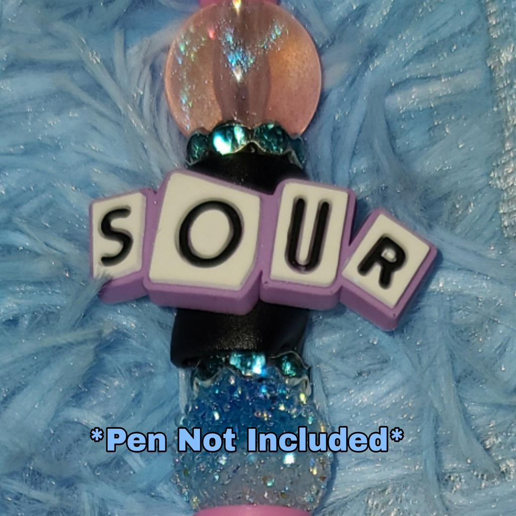 Olivia Rodrigo Inspired Focal Beads | Custom DIY Pen Supplies | GUTS & SOUR Craft Beads | Pop Star Jewelry + Badge Reel Supplies
