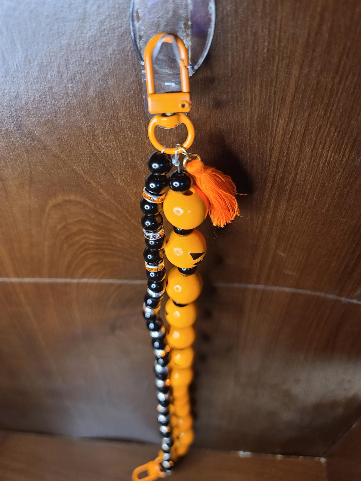 Spooky Halloween Beaded Keychains & Wristlets | Jack O Lantern Pumpkin, Haunted House, Spooky Spider, Bloody Vampire Goth Bat | Phone Charms