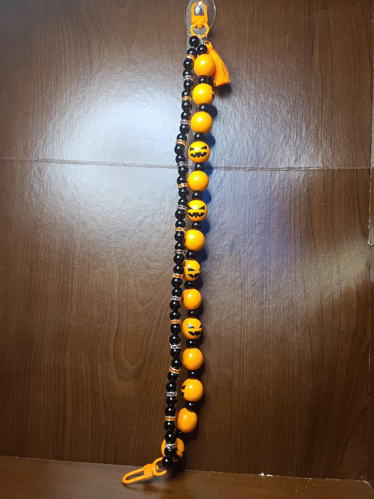 Spooky Halloween Beaded Keychains & Wristlets | Jack O Lantern Pumpkin, Haunted House, Spooky Spider, Bloody Vampire Goth Bat | Phone Charms