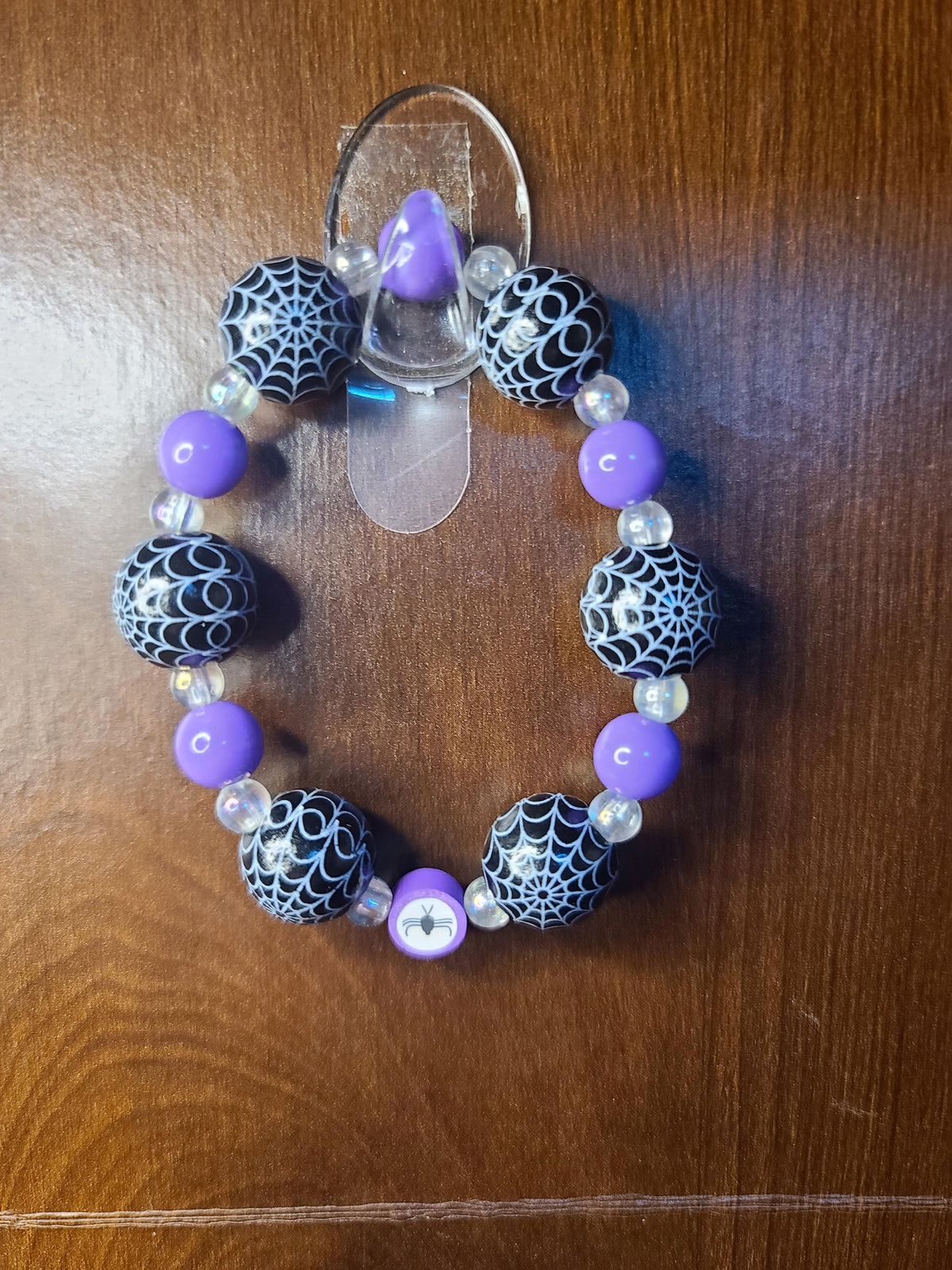 Handmade Halloween Beaded | Spooky Cute Stackable Stretch Bracelets | Spiderweb, Ghost, Alien, Superhero Star Candy Beads | Jewelry & Gifts