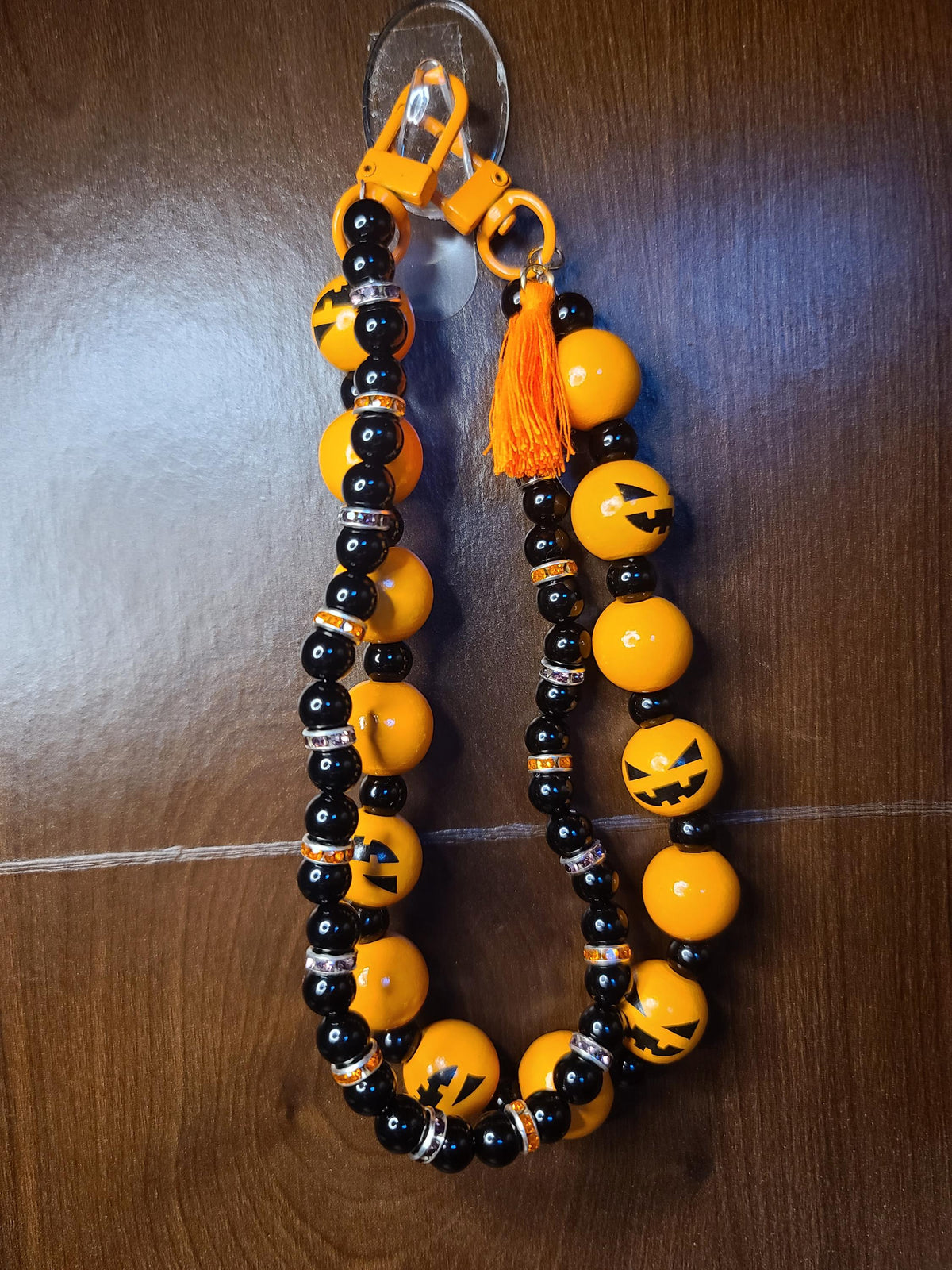 Spooky Halloween Beaded Keychains & Wristlets | Jack O Lantern Pumpkin, Haunted House, Spooky Spider, Bloody Vampire Goth Bat | Phone Charms