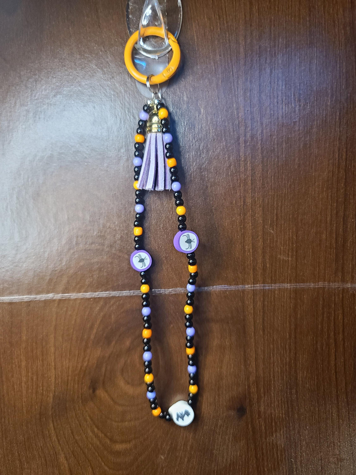 Spooky Halloween Beaded Keychains & Wristlets | Jack O Lantern Pumpkin, Haunted House, Spooky Spider, Bloody Vampire Goth Bat | Phone Charms
