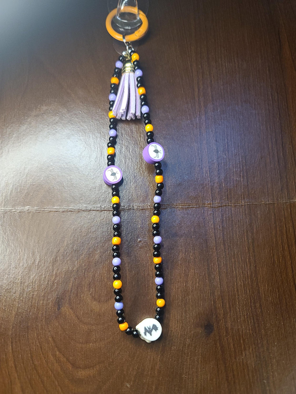 Spooky Halloween Beaded Keychains & Wristlets | Jack O Lantern Pumpkin, Haunted House, Spooky Spider, Bloody Vampire Goth Bat | Phone Charms