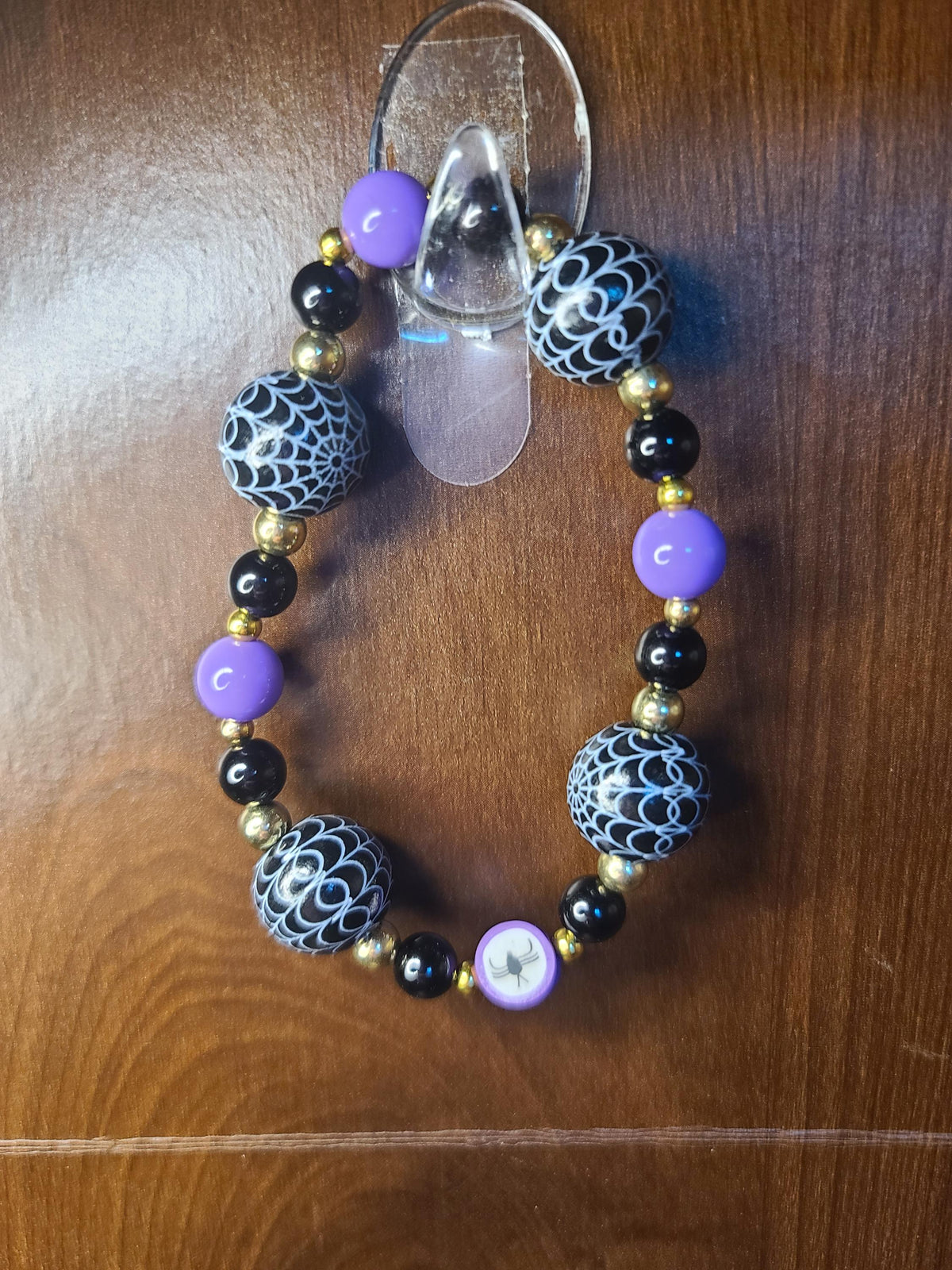 Handmade Halloween Beaded | Spooky Cute Stackable Stretch Bracelets | Spiderweb, Ghost, Alien, Superhero Star Candy Beads | Jewelry & Gifts
